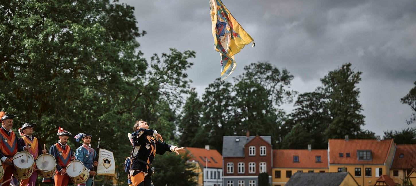 Flagkastere på Slotsholmen til Danehof 2024