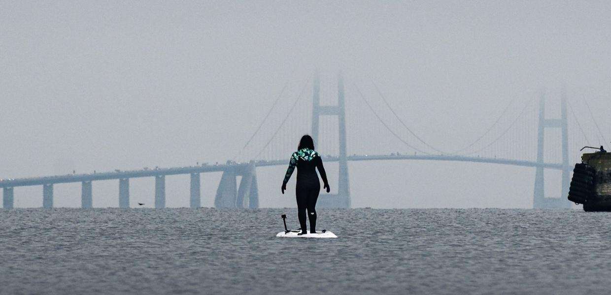 Tag til Storebælt med dit SUP og nyd vinterens ro