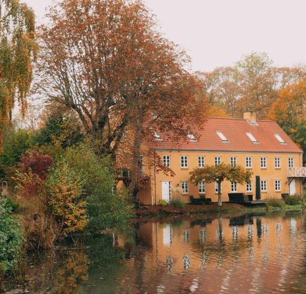 Kongshøj Mølle i alle efterårets flotte farver