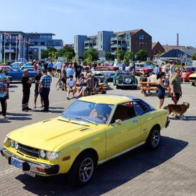 Veteranbiler på Nyborg Havn